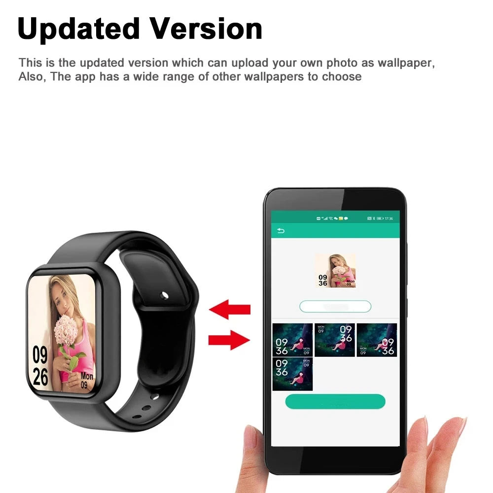 Smart watch sport fitness for men & women heart rate (good quality)