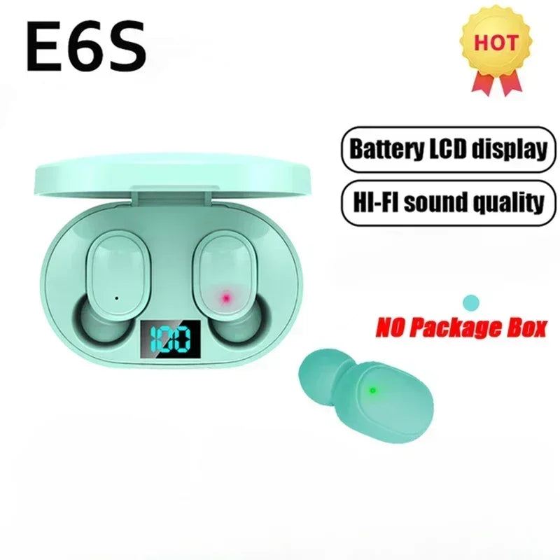E6S earphones with noise cancelling (confortable and even waterproof)
