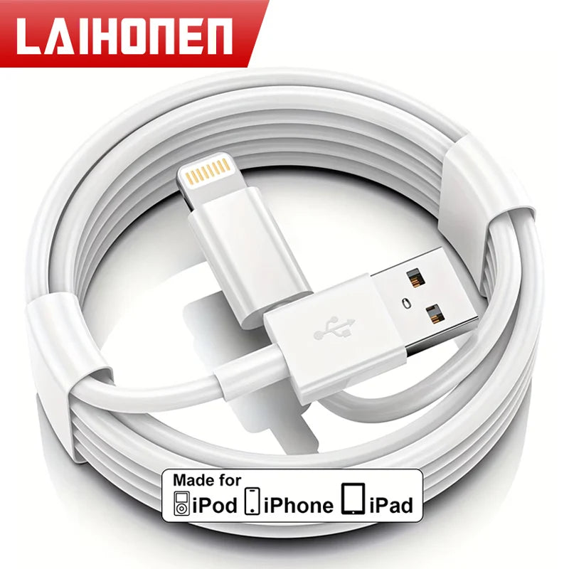 Iphone charger lightning 3m fast 5time durability iphone/ipod/ipad
