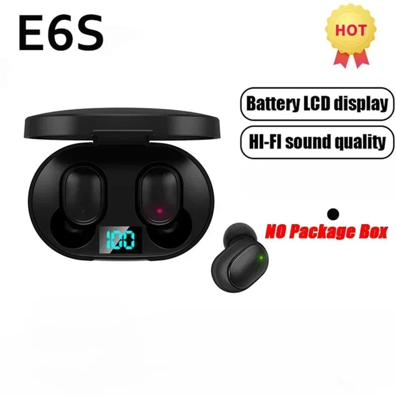 E6S earphones with noise cancelling (confortable and even waterproof)